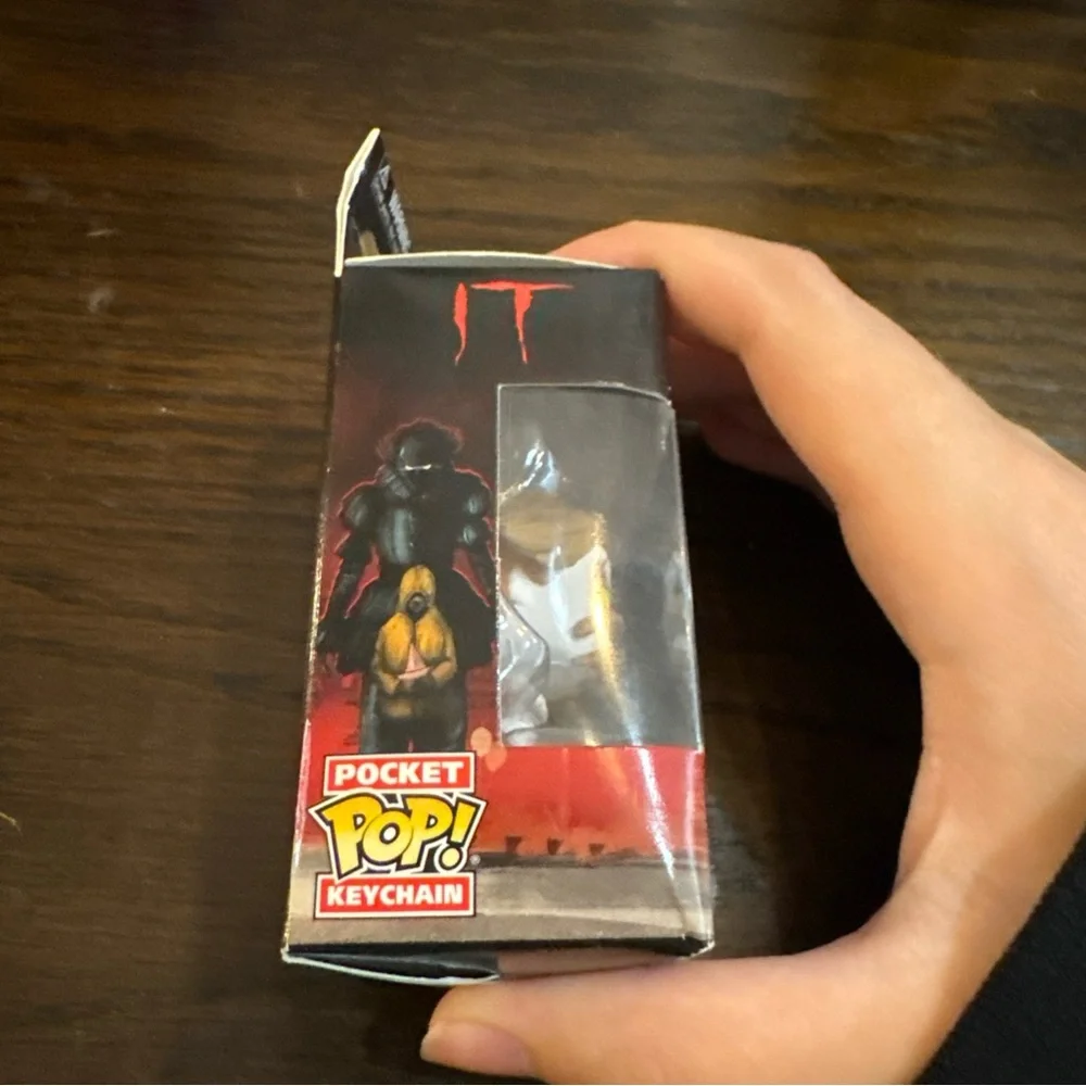 NEW Funko Pocket Pop Keychain IT Pennywise With Wig Horror Halloween